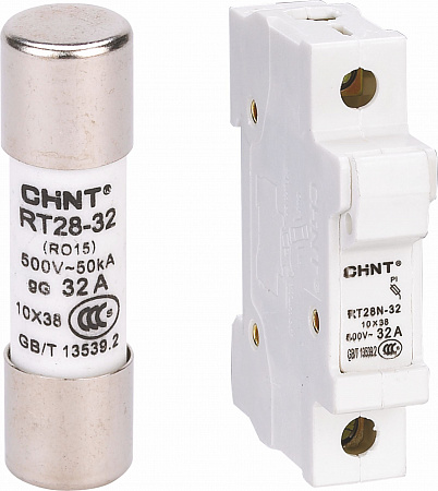Плавкая вставка цилиндрическая RT28-32 6A 10х38 CHINT Плавкая вставка цилиндрическая RT28-32 6A 10х38 CHINT