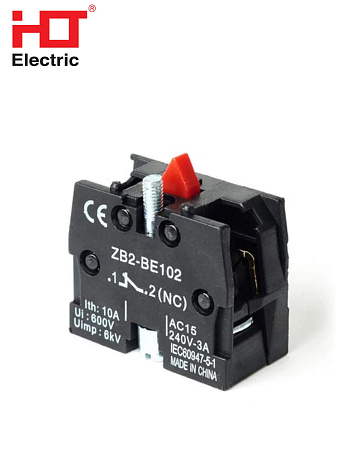 Дополнительный контакт для кнопки ХВ2 (1NC) Дополнительный контакт для кнопки ХВ2 (1NC)