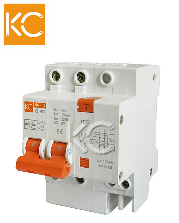 Дифференциальный автомат ДА12 2Р 10А 30мА КС Дифференциальный автомат ДА12 2Р 10А 30мА КС