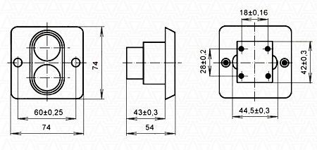 Пост кнопочный ПКЕ 622-2 Пост кнопочный ПКЕ 622-2