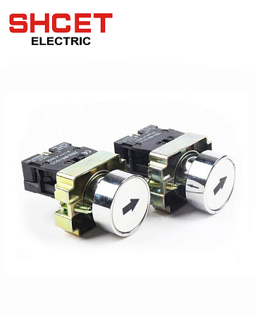 Кнопка XB2-BA3341 "Стрелка" черная Кнопка XB2-BA3341 "Стрелка" черная