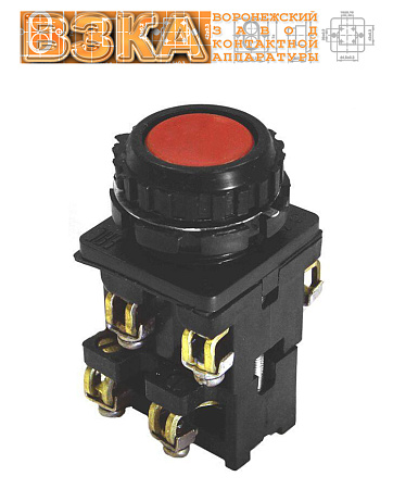 Кнопка КЕ-182 исп.5 (4р) Кнопка КЕ-182 исп.5 (4р)