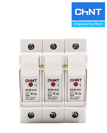 Держатель с индикацией RT28-63X 14х51 3Р Держатель с индикацией RT28-63X 14х51 3Р