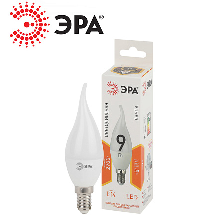 Лампа LED BXS-9W-827-E14 ЭРА Лампа LED BXS-9W-827-E14 ЭРА