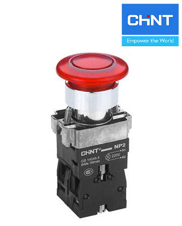 Кнопка NP2-BW4462 (1НЗ) CHINT Кнопка NP2-BW4462 (1НЗ) CHINT