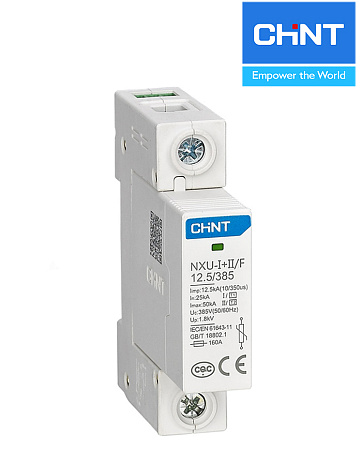 Ограничитель перенапряжения NXU-IIG/F 1Р In=25kA Uc=440B Im=65kA (хар.С) Ограничитель перенапряжения NXU-IIG/F 1Р In=25kA Uc=440B Im=65kA (хар.С)