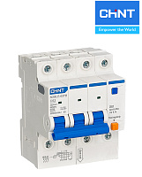 Дифавтомат NXBLE-63YH 3P+N 63А 30mA (6kA) АС CHINT Дифавтомат NXBLE-63YH 3P+N 63А 30mA (6kA) АС CHINT