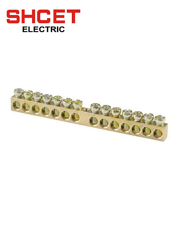 Шина нулевая 6х9мм 14/1 SHCET Шина нулевая 6х9мм 14/1 SHCET