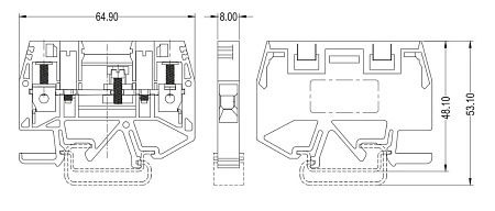 Клеммник ЗНИ-6 измерительный (6мм2) Клеммник ЗНИ-6 измерительный (6мм2)