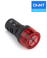 Сигнализатор звуковой ND16-22FS красный 24В AC/DC Сигнализатор звуковой ND16-22FS красный 24В AC/DC