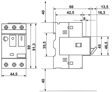 Пускатель ПРК (1-1.6А) Пускатель ПРК (1-1.6А)