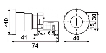 Кнопка XB2-BS142 Кнопка XB2-BS142