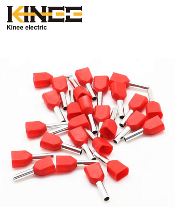 Наконечники-гильзы ТЕ0508 на 2 провода Kinee Наконечники-гильзы ТЕ0508 на 2 провода Kinee