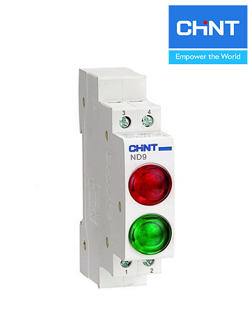 Индикатор ND9-2/gr красный-зеленый CHINT Индикатор ND9-2/gr красный-зеленый CHINT