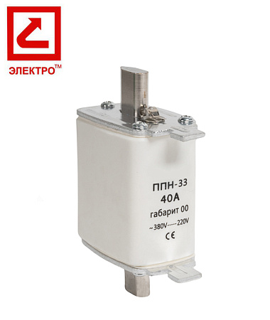 Плавкая вставка NT-1 габ.00 25А Электро Плавкая вставка NT-1 габ.00 25А Электро