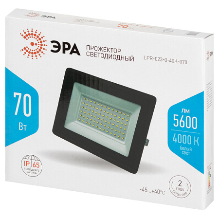 Прожектор LPR-023-0-40K-070 70Вт 4000К ЭРА Прожектор LPR-023-0-40K-070 70Вт 4000К ЭРА
