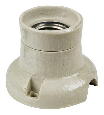 Патрон Е27ФпК 04 потолочный (керамика) Патрон Е27ФпК 04 потолочный (керамика)