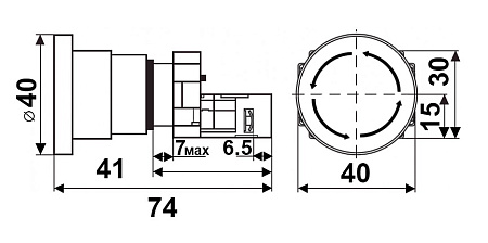 Кнопка XB2-BS542 Кнопка XB2-BS542