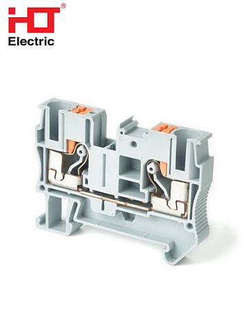 Клеммник пружинный РТ-6мм2 41А (2 проводника) Клеммник пружинный РТ-6мм2 41А (2 проводника)