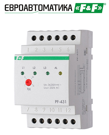 Переключатель фаз автоматический PF-431 Переключатель фаз автоматический PF-431