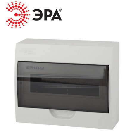 Бокс ЩРН-П-12 SIMPLE IP41 прозрачная крышка ЭРА Бокс ЩРН-П-12 SIMPLE IP41 прозрачная крышка ЭРА