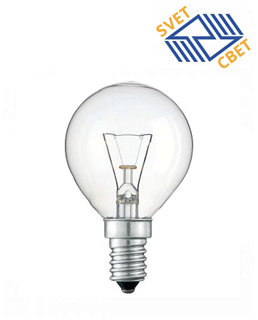 Лампа 40Вт шар декоративный (ДШ 230-40-3) Е14 Лампа 40Вт шар декоративный (ДШ 230-40-3) Е14