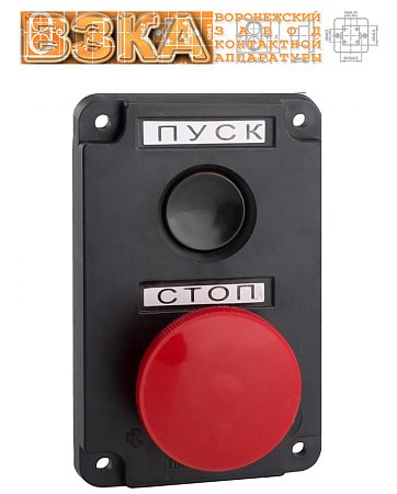 Пост кнопочный ПКЕ 122-2 (красный гриб) Пост кнопочный ПКЕ 122-2 (красный гриб)