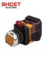 Кнопка ABLFS-22 желтая Кнопка ABLFS-22 желтая