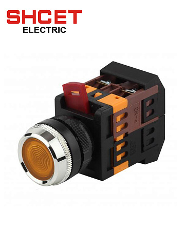 Кнопка ABLFS-22 желтая Кнопка ABLFS-22 желтая