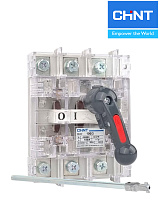 Bыключатель-разъединитель NH40-63/3 3P 63А с выносной ручкой CHINT Bыключатель-разъединитель NH40-63/3 3P 63А с выносной ручкой CHINT