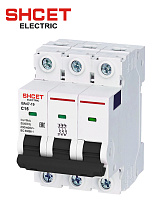 Автоматический выключатель BA47-19 3P 6А В (6кА) Автоматический выключатель BA47-19 3P 6А В (6кА)