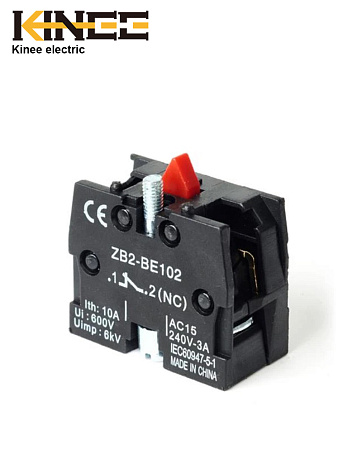 Дополнительный контакт для кнопки ХВ2 (1NC) Kinee Дополнительный контакт для кнопки ХВ2 (1NC) Kinee