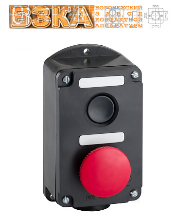 Пост кнопочный ПКЕ 222-2 (красный гриб) Пост кнопочный ПКЕ 222-2 (красный гриб)