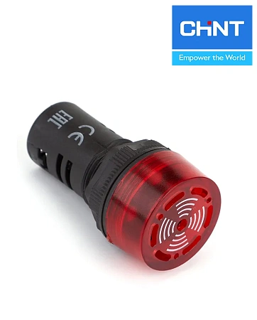 Сигнализатор звуковой ND16-22FS красный 220В AC Сигнализатор звуковой ND16-22FS красный 220В AC