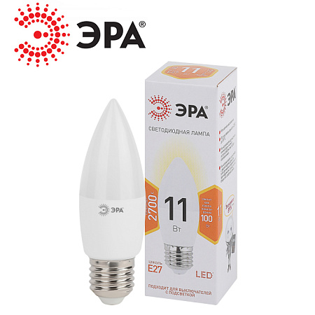Лампа LED B35-11W-827-E27 ЭРА Лампа LED B35-11W-827-E27 ЭРА