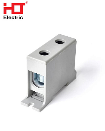 Клеммник КВС 1Р 35-150мм (320А) серая HLT Клеммник КВС 1Р 35-150мм (320А) серая HLT