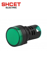 Светосигнальная арматура AD22DS 12В AC/DC зеленая Светосигнальная арматура AD22DS 12В AC/DC зеленая