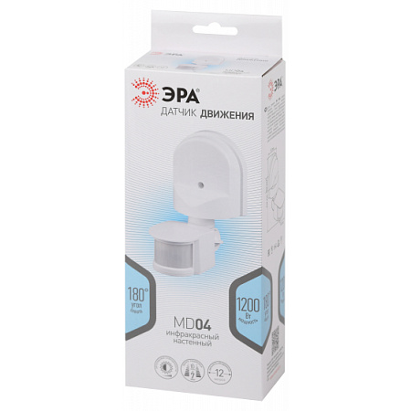 Датчик движения MD 04 1200Вт IP44 Датчик движения MD 04 1200Вт IP44