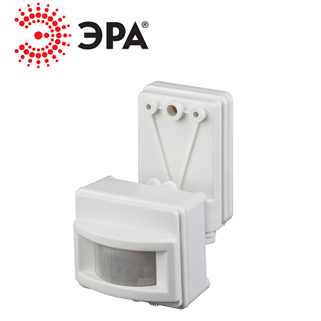 Датчик движения MD 01 1200Вт IP44 12м (60/360) ЭРА Датчик движения MD 01 1200Вт IP44 12м (60/360) ЭРА