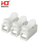 Двухполюсный клеммник ДК-823 10A (0.5-1.5мм) HLT Двухполюсный клеммник ДК-823 10A (0.5-1.5мм) HLT