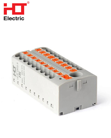 Распределительные блоки ПНК-15 (ввод 6мм/отходящие 18*2.5мм) HLT Распределительные блоки ПНК-15 (ввод 6мм/отходящие 18*2.5мм) HLT