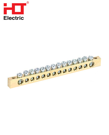 Шина нулевая 6х9мм 14/2 HLT Шина нулевая 6х9мм 14/2 HLT