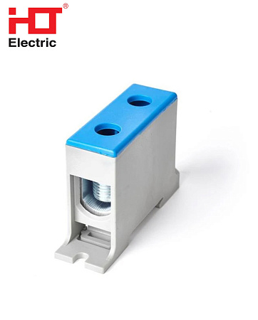Клеммник КВС 1Р 35-150мм (320А) синяя HLT Клеммник КВС 1Р 35-150мм (320А) синяя HLT