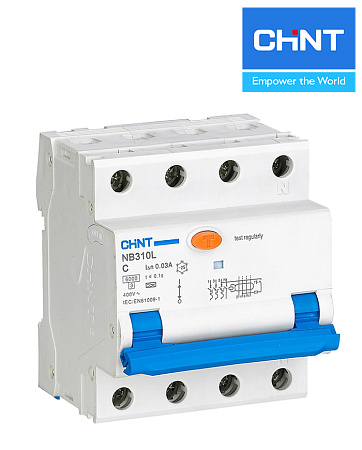 Дифавтомат NB310L 3P+N 32А 30mA (6кА) АС CHINT