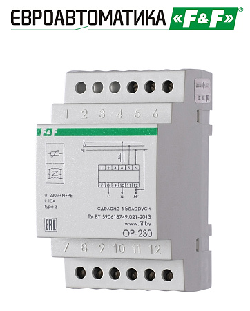 Фильтр сетевой помехоподавляющий OP-230 Фильтр сетевой помехоподавляющий OP-230