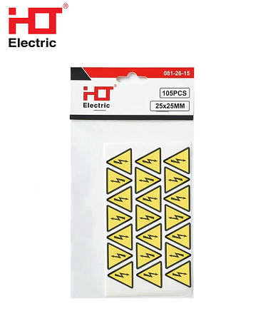 Наклейка "Молния" 2.5*2.5*2.5 Наклейка "Молния" 2.5*2.5*2.5