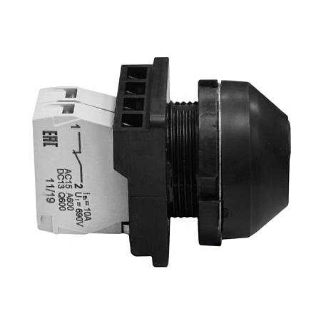 Кнопка КЕ-081 исп.1 (2з) черная Кнопка КЕ-081 исп.1 (2з) черная