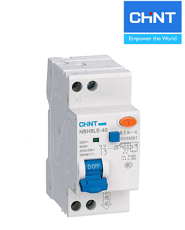 Дифавтомат NBH8LE-40 1P+N 32А 30mA CHINT Дифавтомат NBH8LE-40 1P+N 32А 30mA CHINT