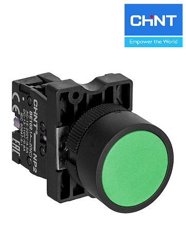 Кнопка NP2-EA31 зеленая (1НО) CHINT Кнопка NP2-EA31 зеленая (1НО) CHINT