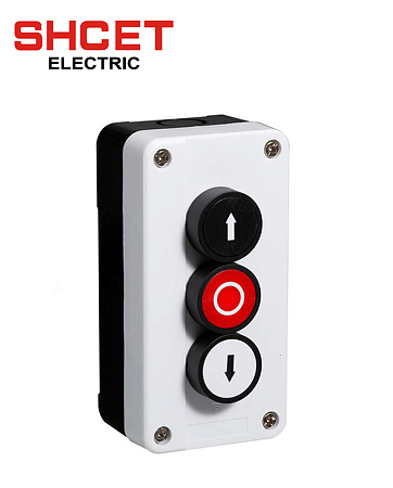Пост кнопочный ПКУ-334 "Вверх-Стоп-Вниз" Пост кнопочный ПКУ-334 "Вверх-Стоп-Вниз"